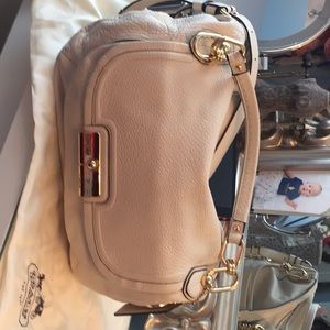 beautiful Coach shoulder bag.
